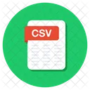 Csv File Csv Folder Csv Document Icon