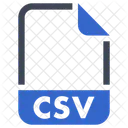 CSV File  Icon