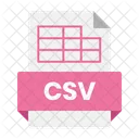 CSV 파일  아이콘