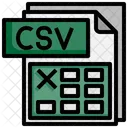 Csv File  Icon