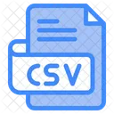 Csv Document File Icon