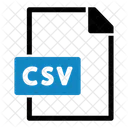 CSV File  Icon