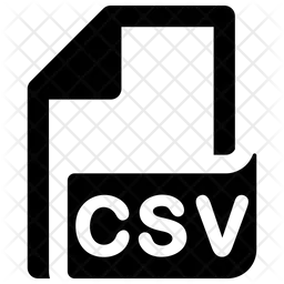 Csv file  Icon