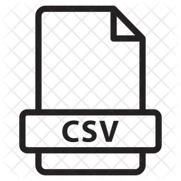 Csv File  Icon