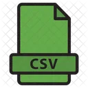 Csv Data Tabulated Icon