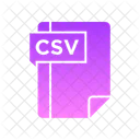 Csv file  Icône
