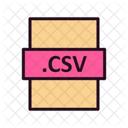 Csv File  Icon