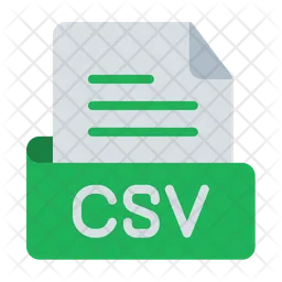 CSV 파일  아이콘