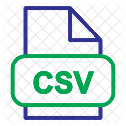 Csv File  Icon
