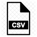 CSV 파일  아이콘