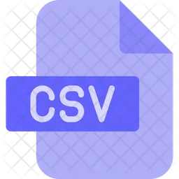 Csv file  Icon