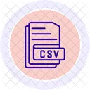 Csv file  Icon