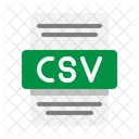 Csv File Document Icon