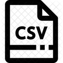 Csv Csv Document Csv Extension Icon