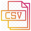 Csv File File Type Icon