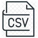Csv File Csv Page Icon
