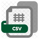 Csv File Csv Excel Icon