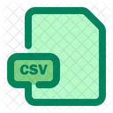 File Csv Format Icône