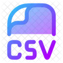 Csv File Type Csv File Icon