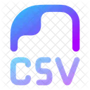 Csv File Type Csv File Icon