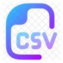 Csv File Type Csv File Icon