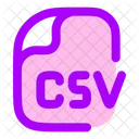 Csv File Type Csv File Icon