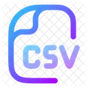 Csv File Type Csv File Icon