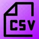 Csv File Type Csv File Icon