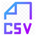 Csv File Type Csv File Icon