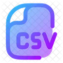 Csv File Type Csv File Icon