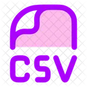 Csv File Type Csv File Icon