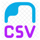 Csv File Type Csv File Icon