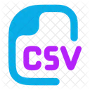 Csv File Type Csv File Icon