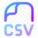 Csv File Type Csv File Icon