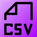Csv File Type Csv File Icon