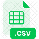 Csv File Document Icon