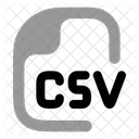 Csv File Type Csv File Icon
