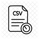 Csv Csvfile Table Icon