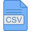 Csv File Format Icon