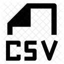 CSV  Icône
