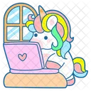 Unicornio Caballo Magia Icono