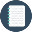 Cuaderno Bloc De Notas Escrito Icono