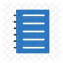 Cuaderno Bloc De Notas Estacionario Icono