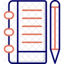 Cuaderno Libro Direccion Icon