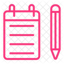Cuaderno Notas Tarea Icono