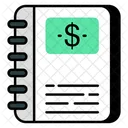 Cuaderno financiero  Icono