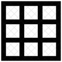 Cuadricula Diseno Menu Ícone