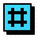 Grid Diseno Neubrutalismo Icono