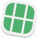 Cuadricula Elemento Herramienta Icon