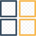 Cuadrícula colorida  Icono